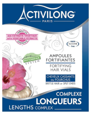 Activilong - Revitalisant fortifiant capillaire "Complexe Longueurs"- 4 x 10 ml - Activilong - Ethni Beauty Market