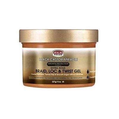 African Pride - Black Castor Miracle Gel Coiffant - 227g - African Pride - Ethni Beauty Market