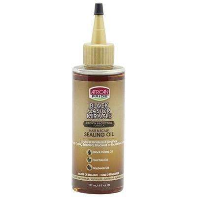 African Pride - Black Castor Miracle "sealing oil" - 177ml - African Pride - Ethni Beauty Market