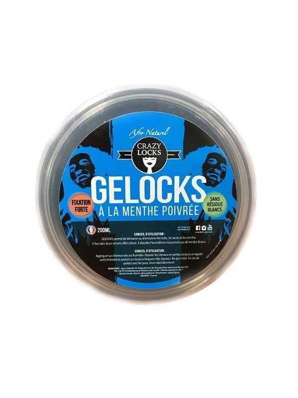 Afro Naturel - Crazy Locks - Gel Menthe Poivrée "Gelocks" - 200g - Afro Naturel - Ethni Beauty Market