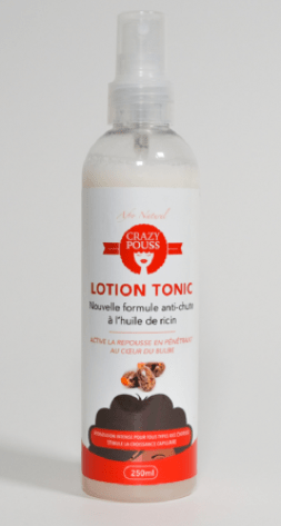 Afro Naturel - Crazy Pouss - Lotion Tonic anti-chute de ricin - 250ml - Afro Naturel - Ethni Beauty Market