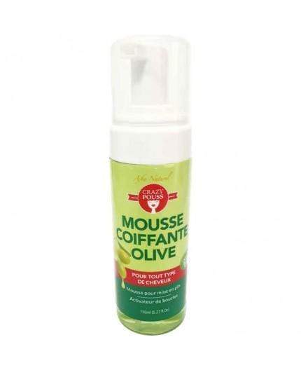 Afro Naturel - Mousse Coiffante Olive "Crazy Pouss" - 150 ml - Afro Naturel - Ethni Beauty Market