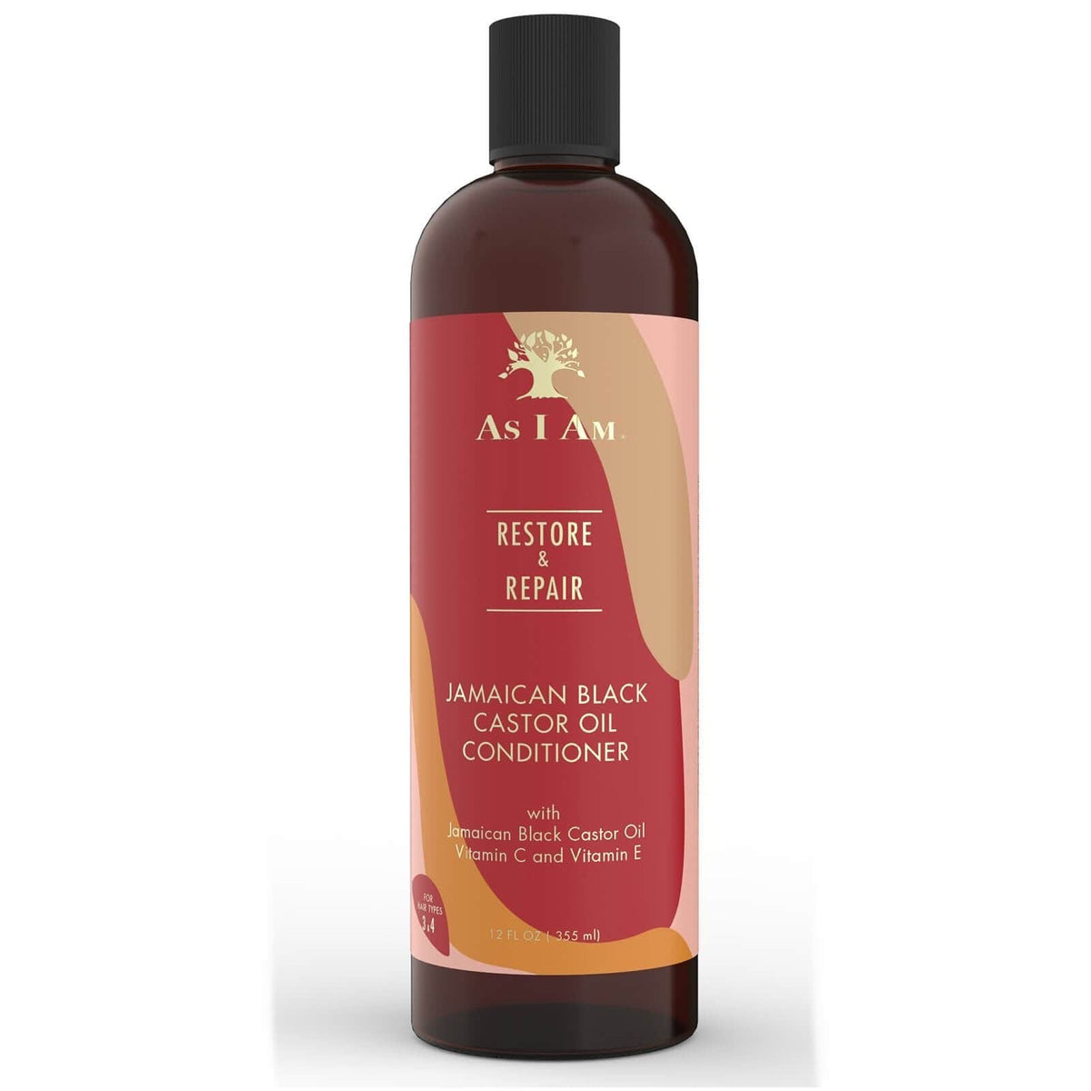 As I Am - Après-shampoing revitalisant au ricin noir de la Jamaïque - 355ml - As I Am - Ethni Beauty Market