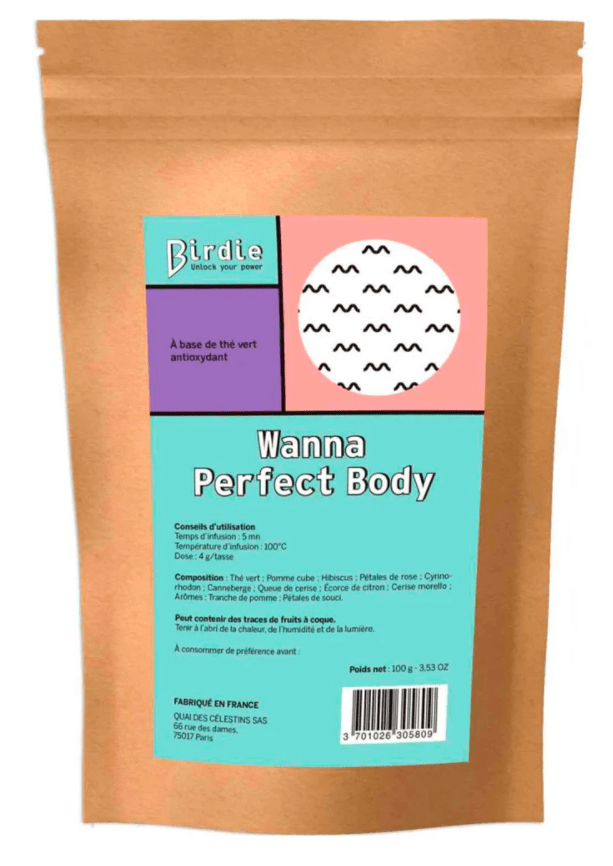 Birdie - Thé vert détox "Wanna perfect body" - 75g - Birdie - Ethni Beauty Market