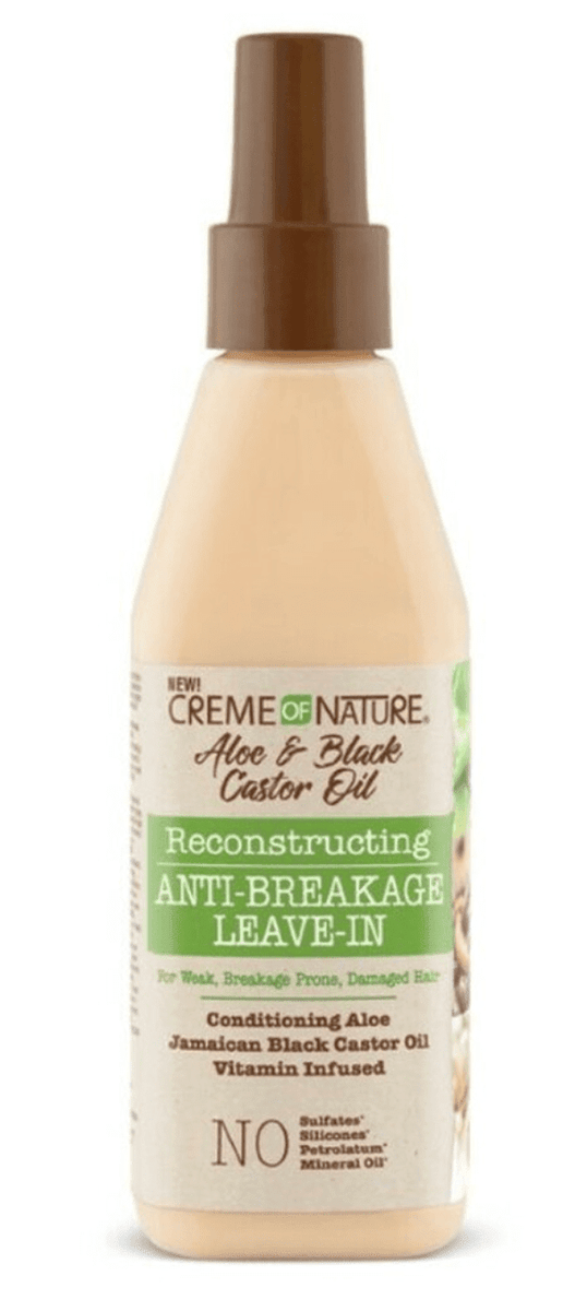 Creme Of Nature - Aloe & black castor oil - Leave-In "anti-breakage" - 236,5ml - Creme Of Nature - Ethni Beauty Market