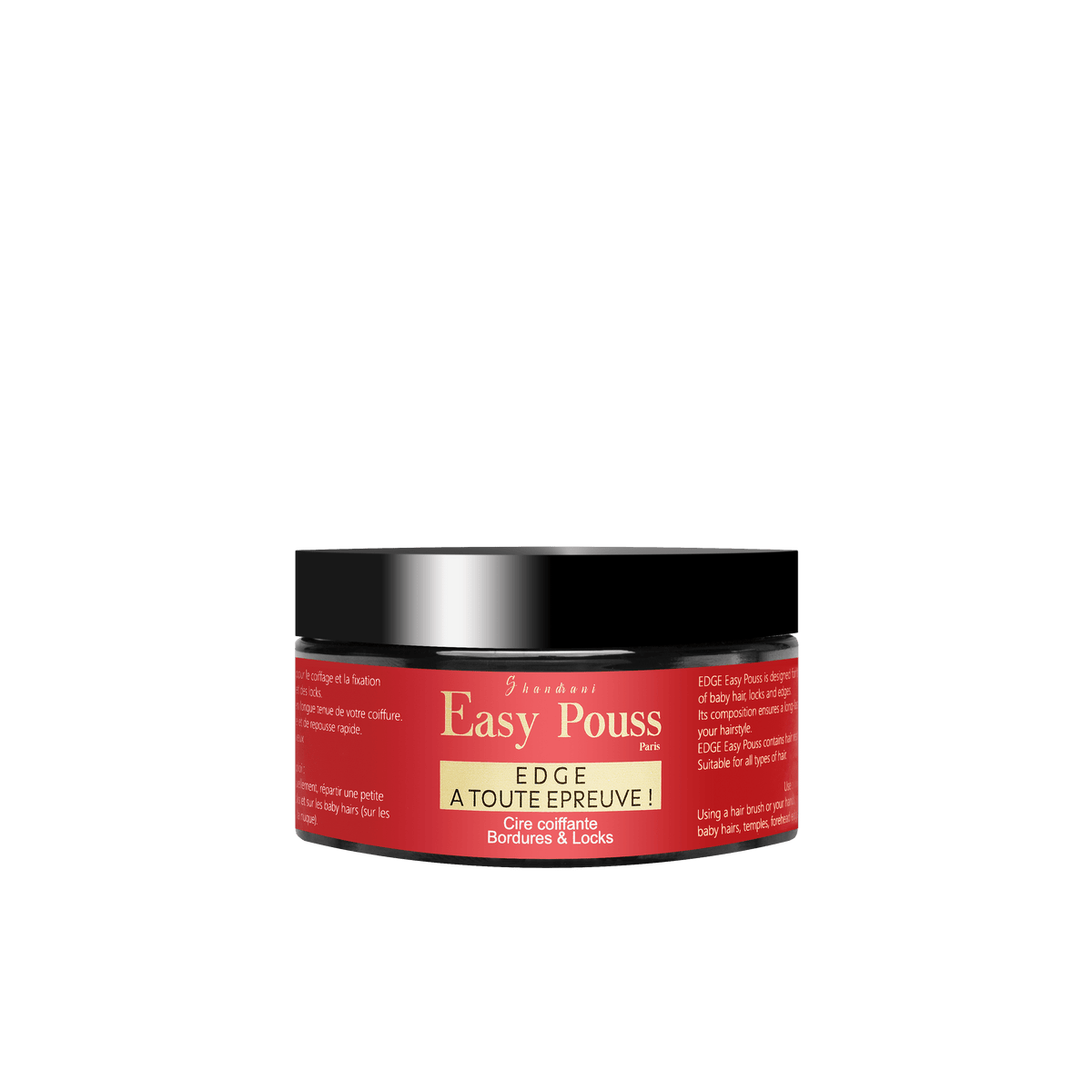 Easy pouss - Edge à toute épreuve cire fixation forte (invisible)- 100 ml - Easy Pouss - Ethni Beauty Market