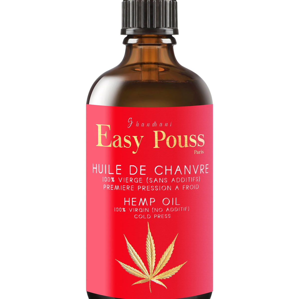 Easy Pouss - Huile de chanvre 100% vierge - 100ml - Easy Pouss - Ethni Beauty Market