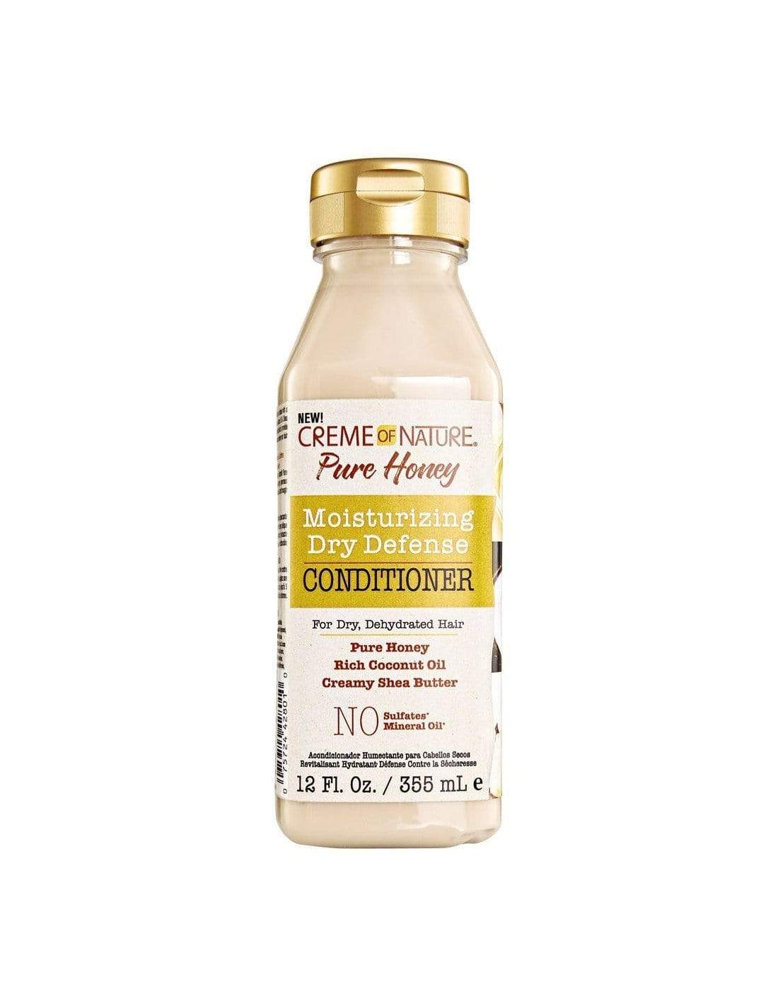 Creme Of Nature - Après-shampoing hydratant de défense contre la sécheresse au miel pur Creme Of Nature - 355ml - Creme of nature - Ethni Beauty Market