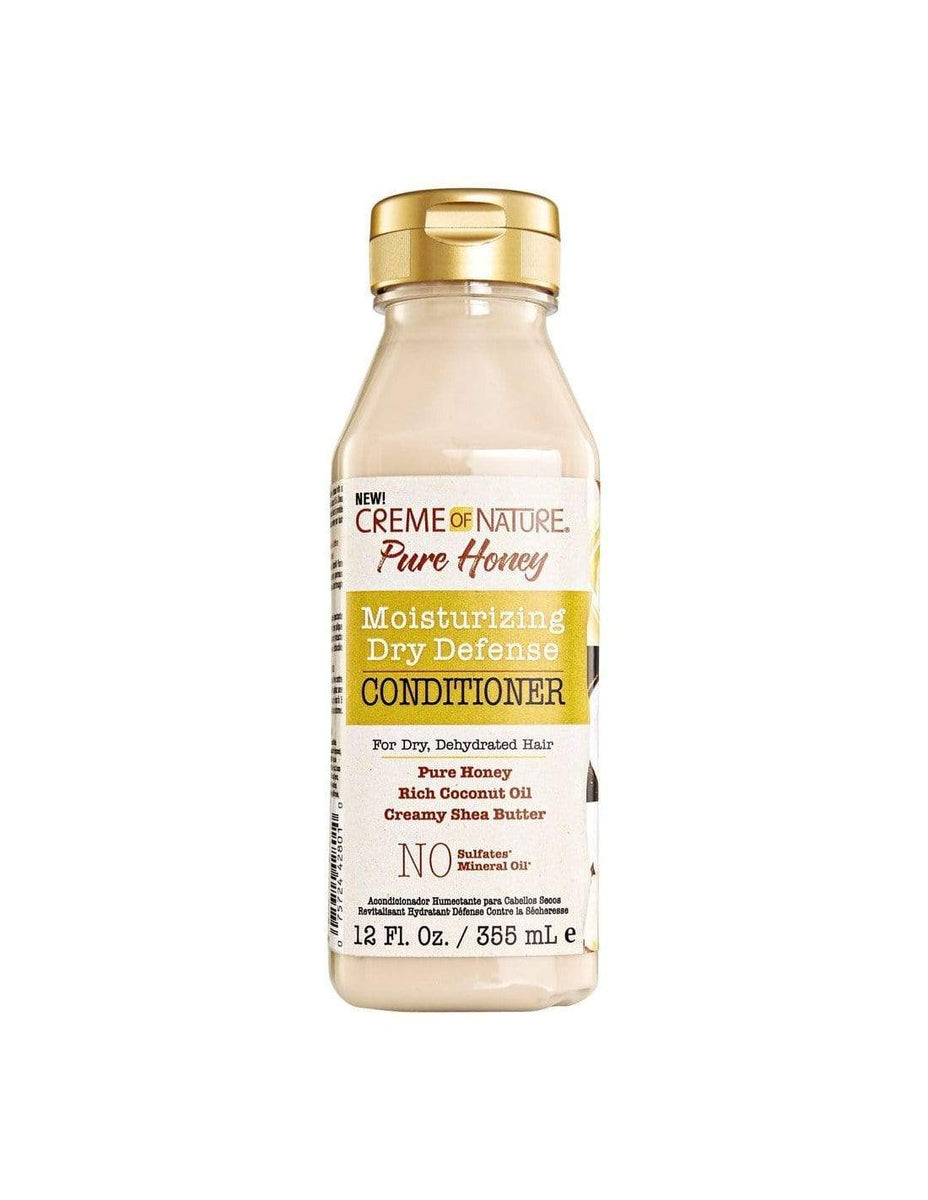 Creme Of Nature - Après-shampoing hydratant de défense contre la sécheresse au miel pur Creme Of Nature - 355ml - Creme of nature - Ethni Beauty Market