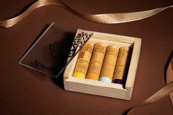 Nokware - Ensemble de quatre baumes à lèvres - 180g - Nokware - Ethni Beauty Market