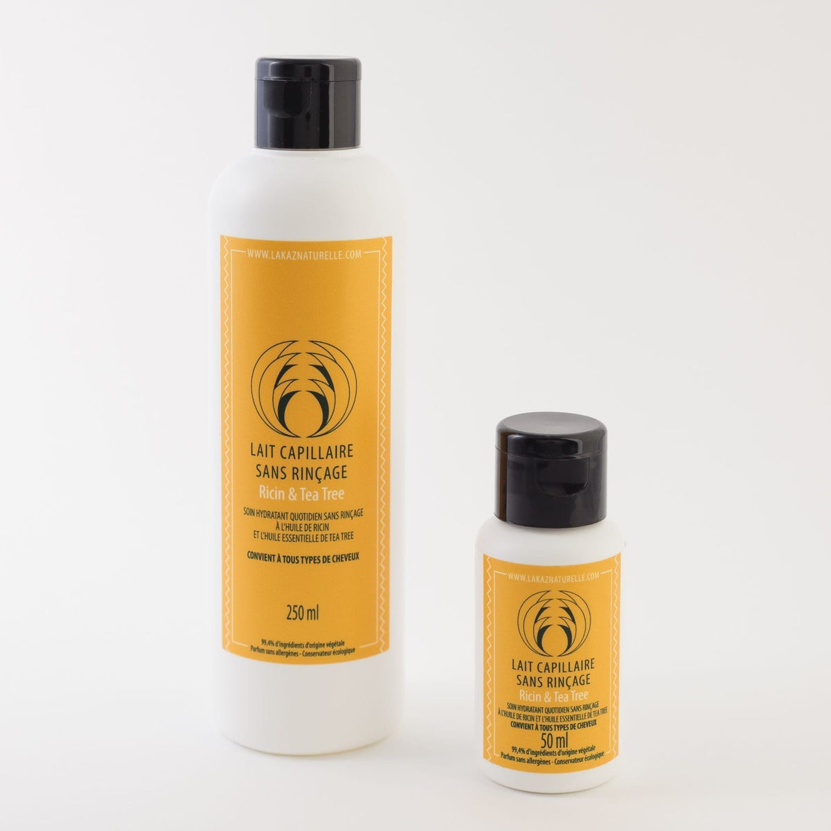 La Kaz Naturelle - Lait Capillaire sans rinçage Ricin & Tea Tree - Deux contenances disponibles - La Kaz Naturelle - Ethni Beauty Market