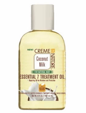 Creme Of Nature - Lait de coco pour cheveux naturels (Essential 7 Treatment Oil) - 118 ML - Creme of nature - Ethni Beauty Market