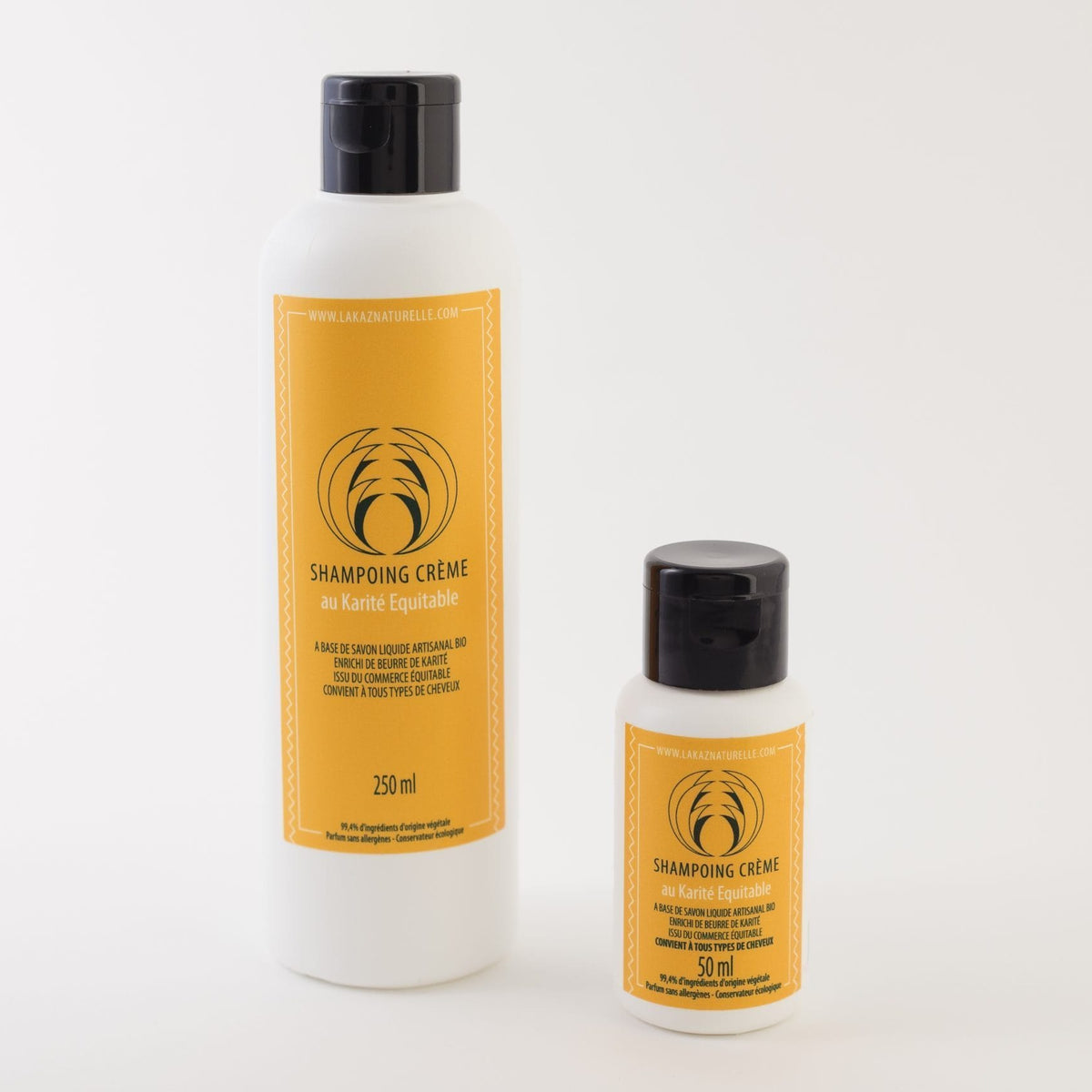 La Kaz Naturelle - Shampoing crème au Karité Équitable - Deux contenances disponibles - La Kaz Naturelle - Ethni Beauty Market