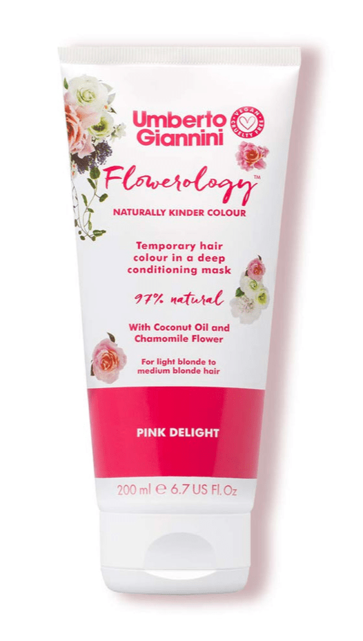 Umberto Giannini - Flowerology - Masque colorant temporaire "pink delight"  - 200ml - Umberto Giannini - Ethni Beauty Market