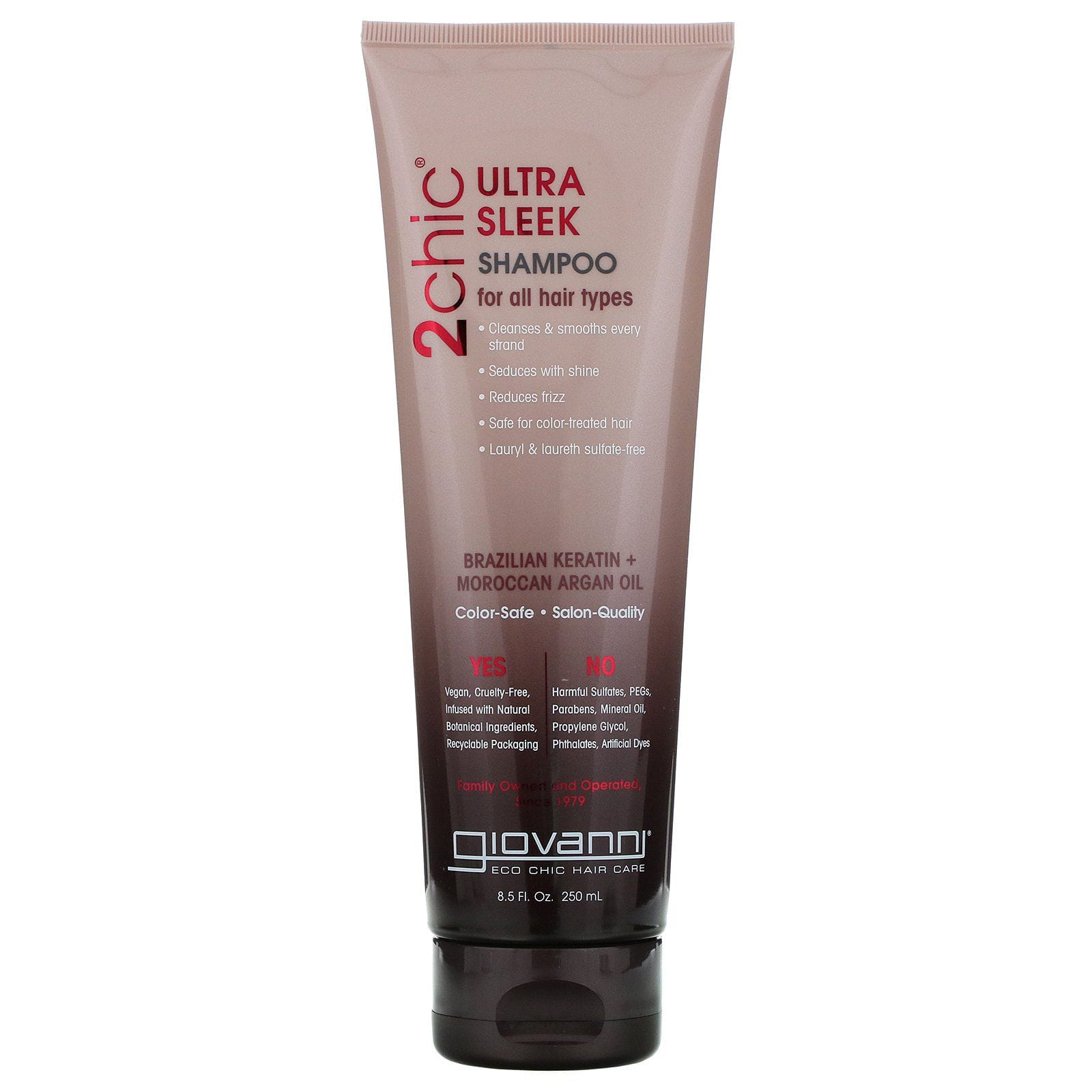 Giovanni - Shampoing ultra-lissant - 2chic Ultra Sleek- 250ml - Giovanni - Ethni Beauty Market