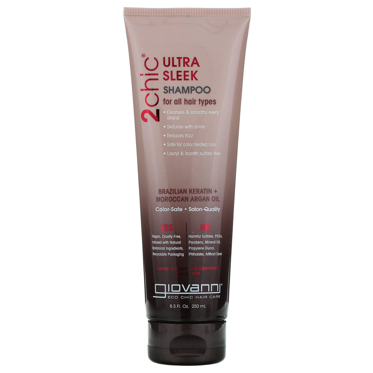 Giovanni - Shampoing ultra-lissant - 2chic Ultra Sleek- 250ml - Giovanni - Ethni Beauty Market