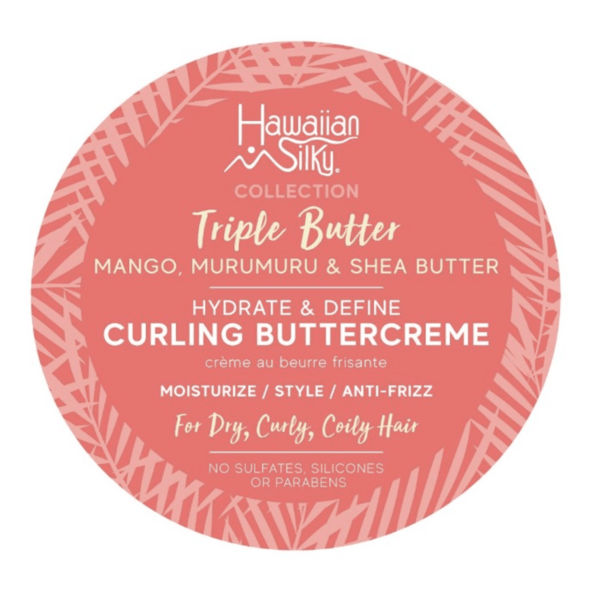 Hawaiian Silky - Triple Butter - Crème Capillaire "Hydrate & Define" - 340 g - Hawaiian Silky - Ethni Beauty Market