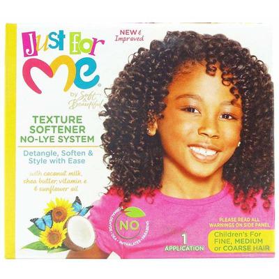 Just For Me - Texture Softner Kit - Kit Assouplissant - Cheveux Fins, Moyens Ou Epais - Just For Me - Ethni Beauty Market