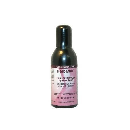 Kerala Nature - Herbamix - Huile De Massage ayurvédique - spéciale Cicatrices & vergetures - 100 ml - Kerala Nature - Ethni Beauty Market