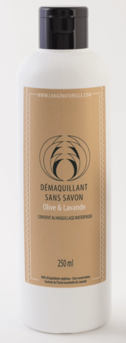 La Kaz Naturelle - Démaquillant sans savon Olive & Lavande - 250 ml - La Kaz Naturelle - Ethni Beauty Market