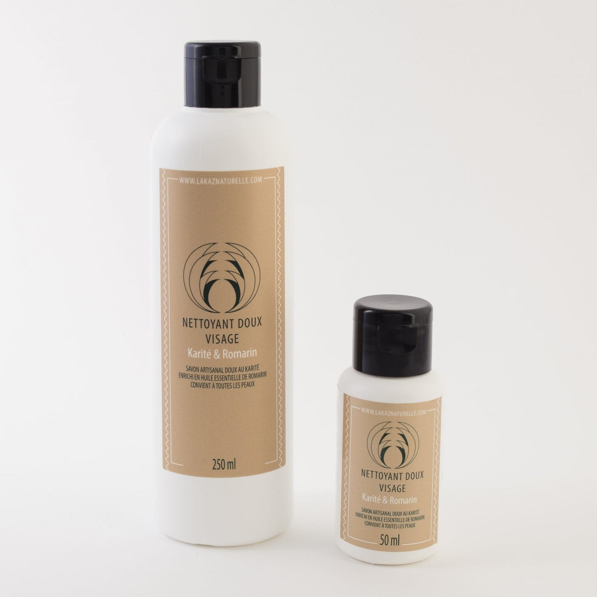 La Kaz Naturelle - Nettoyant doux pour visage au Karité & Romarin - Deux contenances disponibles - La Kaz Naturelle - Ethni Beauty Market