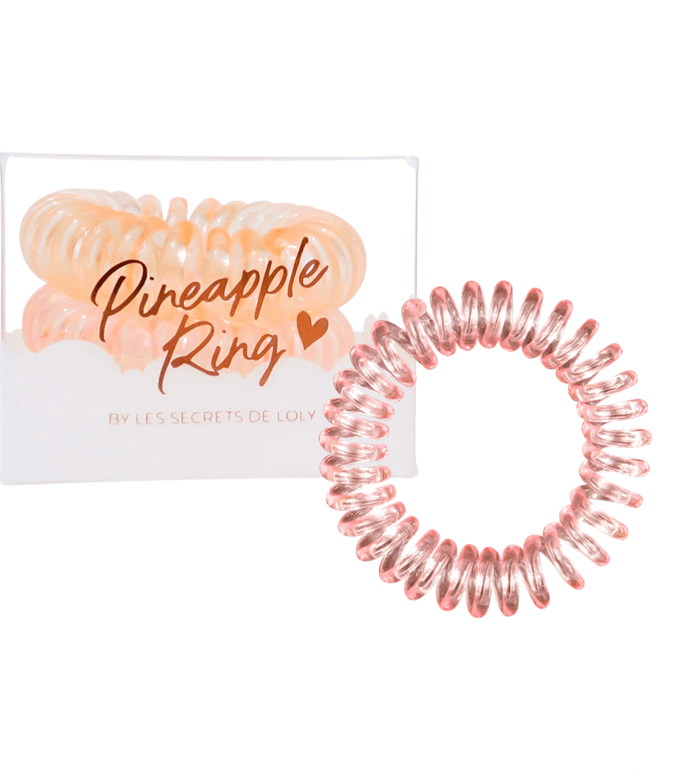 Les Secrets de Loly - Elastiques invisibles "pineapple ring" (lot de 3) - 50g - Les Secrets de Loly - Ethni Beauty Market