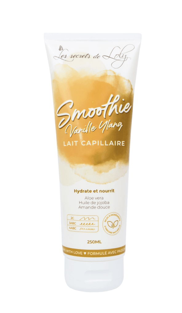 Les secrets de Loly - Lait Capillaire hydratant "Smoothie Vanille Ylang" - 250 ml - Les Secrets de Loly - Ethni Beauty Market