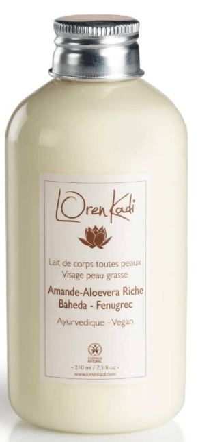 Loren Kadi - Lait hydratant ayurvedique  "Amande Aloevera Riche" ( Deux contenances disponibles) - Loren Kadi - Ethni Beauty Market