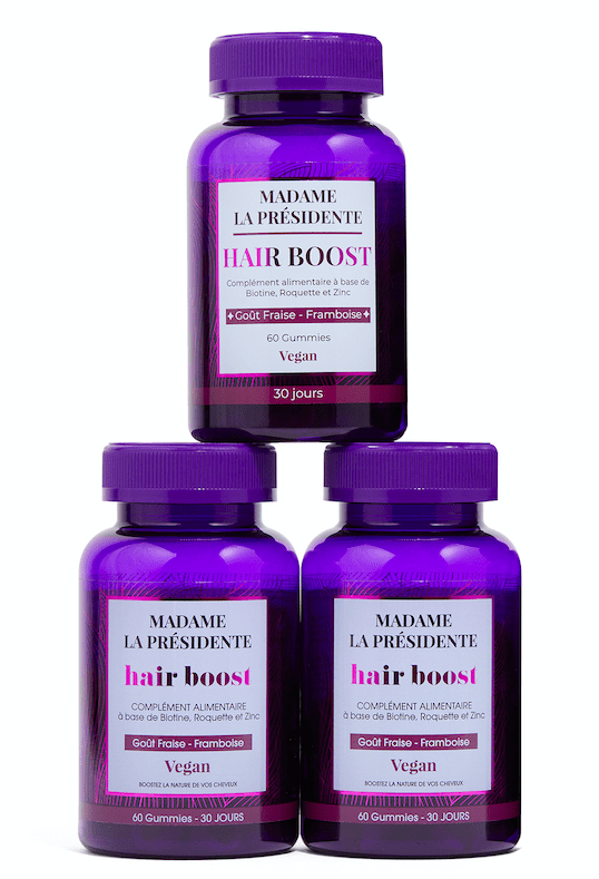 Madame La Présidente - Gummies Hair Boost (Compléments Alimentaire) pack 3 à 6 mois - Madame La Présidente - Ethni Beauty Market