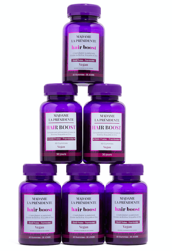 Madame La Présidente - Gummies Hair Boost (Compléments Alimentaire) pack 3 à 6 mois - Madame La Présidente - Ethni Beauty Market