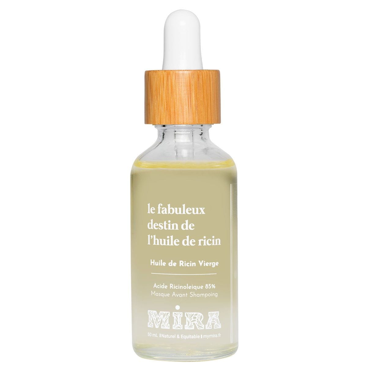 MIRA - Huile de ricin pure - Le fabuleux destin de l'huile de ricin - 50ml - MIRA - Ethni Beauty Market