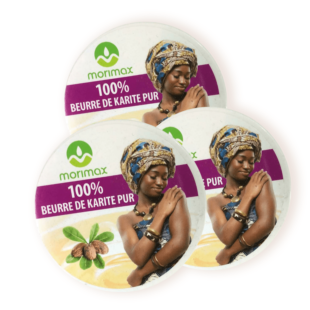 Morimax - Lot de 3 Crèmes Hydratantes Au Karité 3 x 150ml - Morimax - Ethni Beauty Market