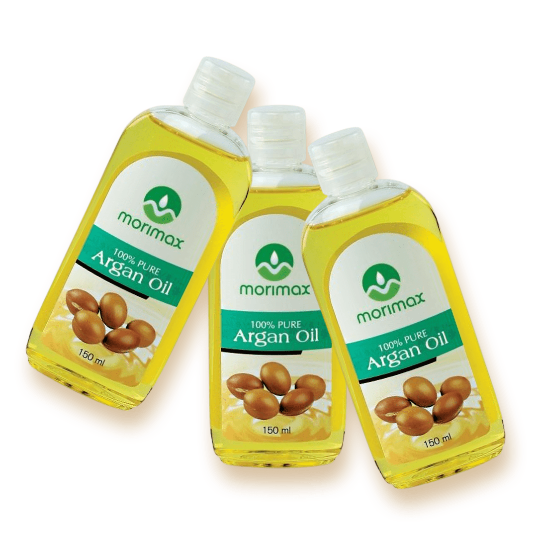 Morimax - Lot de 3 Huiles D'Argan 100% Pure 3 x 150ml - Morimax - Ethni Beauty Market