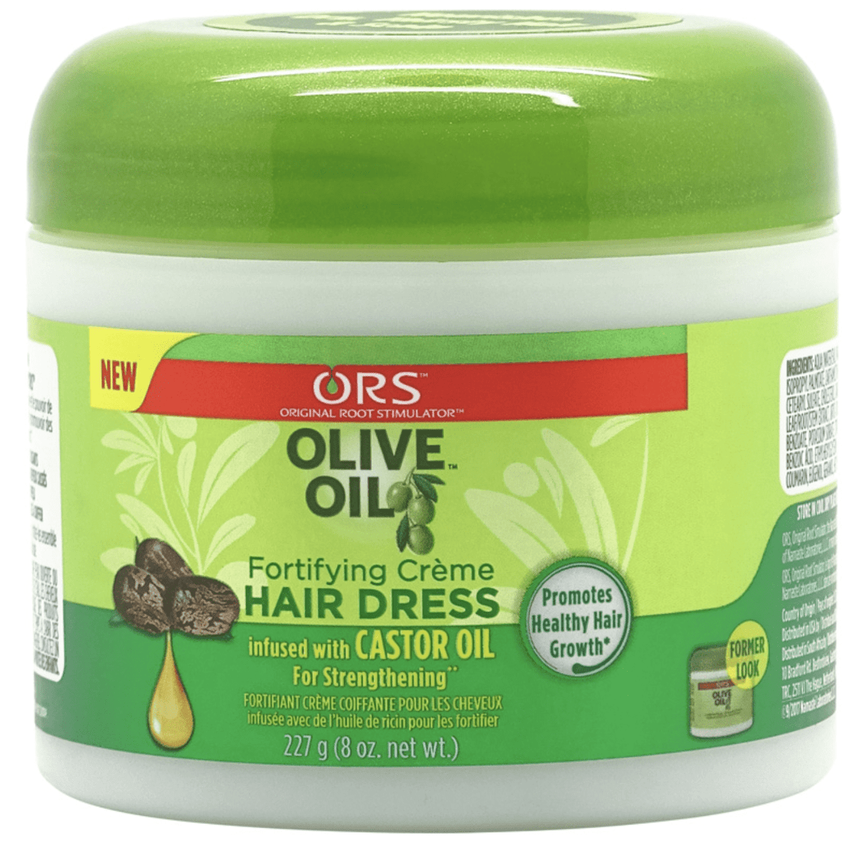 ORS - Olive Oil - Crème fortifiante "Hair dress" à l'huile d'olive - 227 g - ORS - Ethni Beauty Market