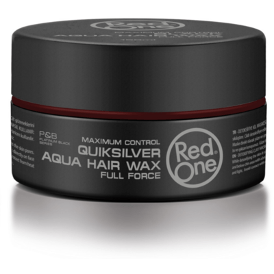 Red One -  Quicksilver Aqua Hair Wax - Cire Coiffante 150 ml - Red One - Ethni Beauty Market