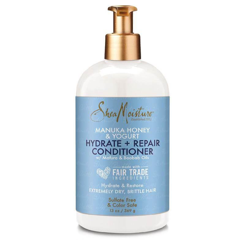 Shea Moisture - Après-shampoing revitalisant démêlant au miel de Manuka et yogourt -  369g - Shea Moisture - Ethni Beauty Market