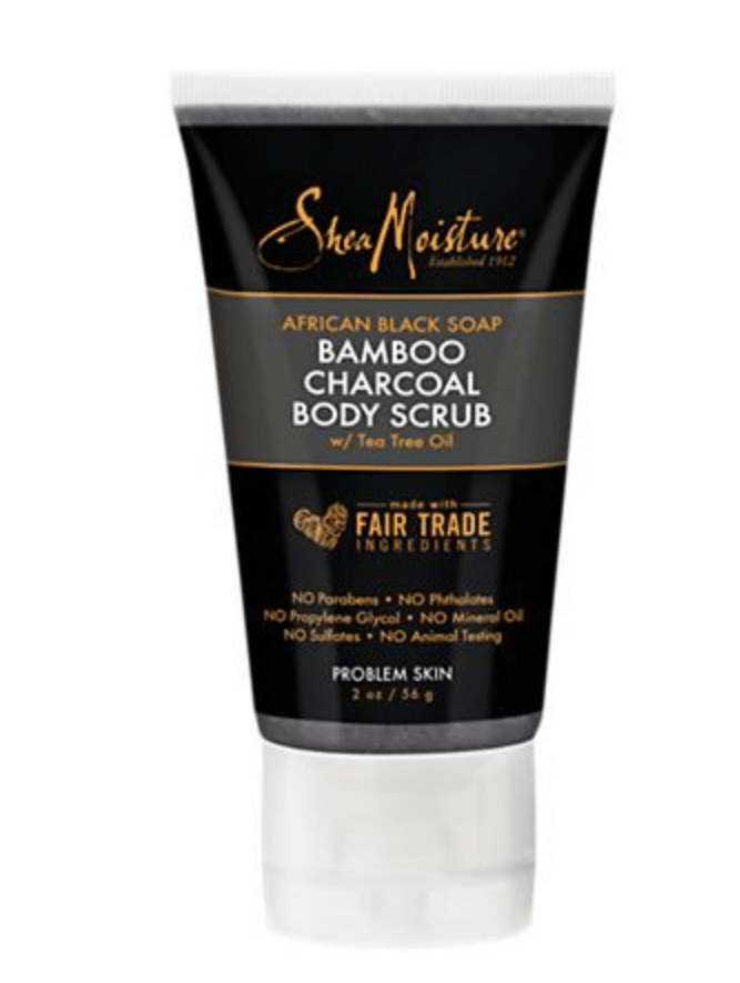 Shea Moisture - Gommage Corporel Au Charbon De Bambou Avec Savon Noir Africain Avec Huile De Théier 57gr - Shea Moisture - Ethni Beauty Market