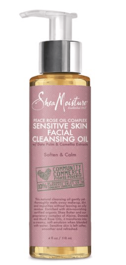 Shea Moisture - Peace Rose Oil Complex - Huile visage nettoyante "sensitive skin" -118 ml - Shea Moisture - Ethni Beauty Market