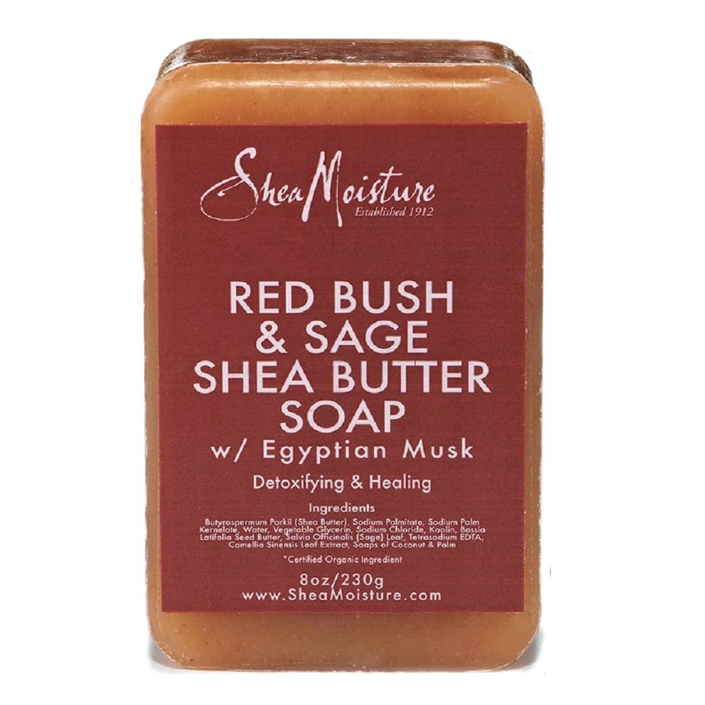 Shea Moisture -  Red Bush & Sage Shea Butter - Savon hydratant "egyptian musk" - 230g - Shea Moisture - Ethni Beauty Market