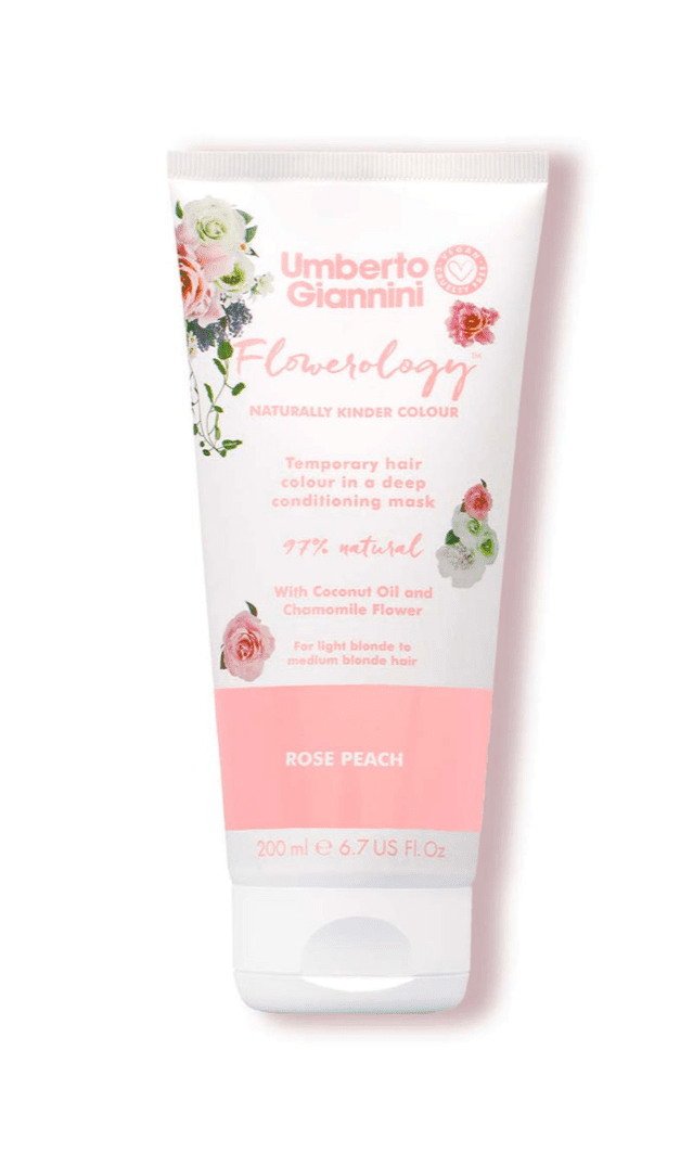 Umberto Giannini - Flowerology - Masque colorant temporaire "rose peach"  - 200ml - Umberto Giannini - Ethni Beauty Market
