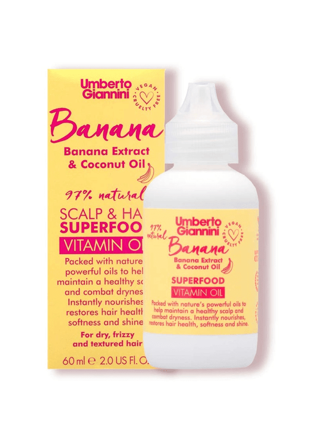Umberto Giannini - Super food - Huile capillaire "Banana" - 60ml - Umberto Giannini - Ethni Beauty Market