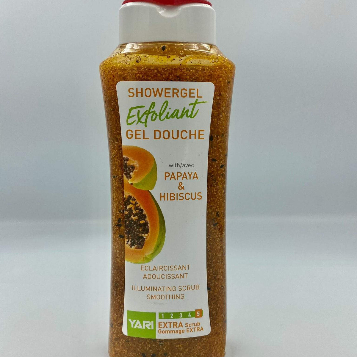 Yari - Gel douche exfoliant "papaya & hibiscus" - 500ml - Yari - Ethni Beauty Market